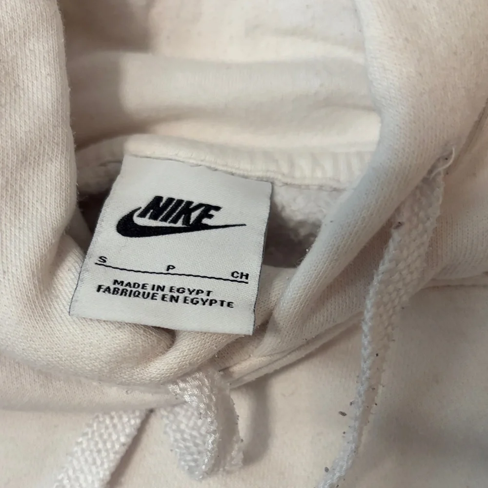 Nike Cream Hoodie with Black Logo - Picture 2 of 5